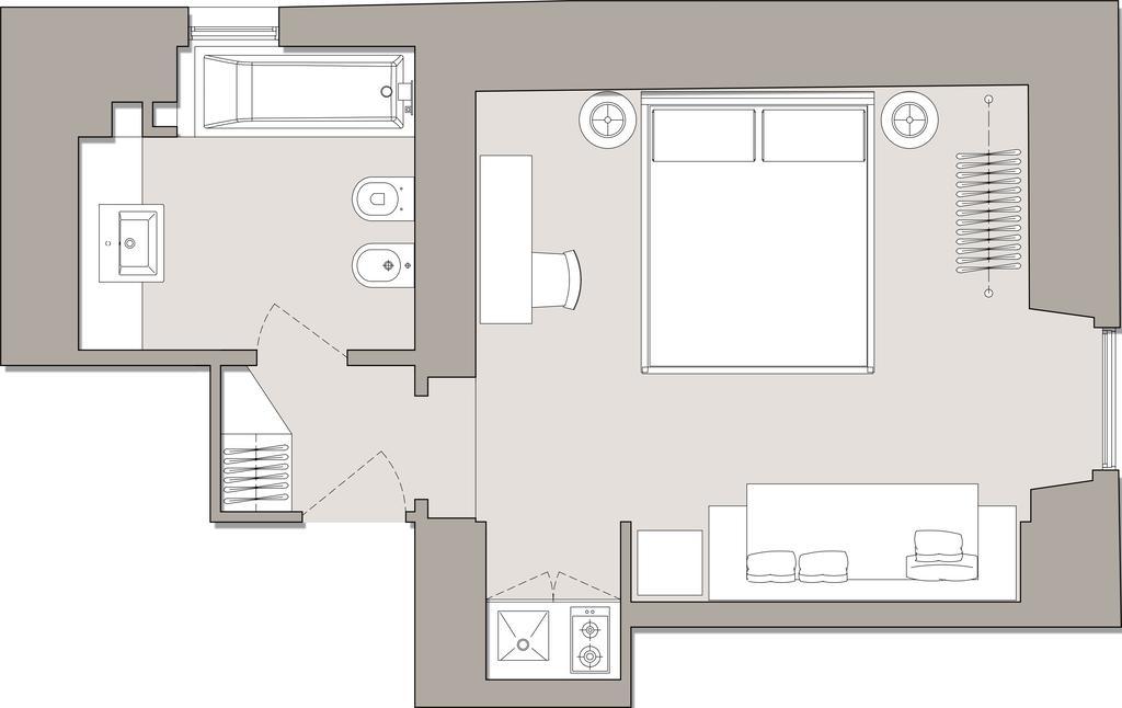 App Leoncino Design Apartment In Rome Chambre photo